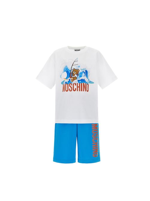 Completo, bambino, logato. MOSCHINO | HUG00Q LAA4283542